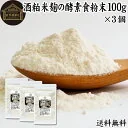 酒粕米麹の酵素食粉末 100g×3個 酒粕 米麹 酒かす 米こうじ 酒糟 さけかす パウダー こめこうじ 乾燥 米糀 サプリメント お試し 使いやすい 砂糖不使用 砂糖なし 乾燥 粉末 酵素 発酵食品 保存料 無添加 食物繊維 亜鉛 ビタミ