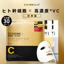 【VC200＋話題のレチノール】30枚 シートマスク ビタミンC誘導体 cicibella ヒト幹細胞 日本製 ヒアルロン酸 シシベラ フェイスパック マスクパック スキンケア シートパック 高浸透 高保湿 レチノール 保湿パック 肌乾燥 